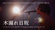 Galileo Galilei「木漏れ日坂」ライブ映像公開、アニメ「クジマ歌えば家ほろろ」OPテーマ