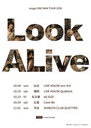 「osage ONE MAN TOUR 2026『Look ALive』」告知ビジュアル
