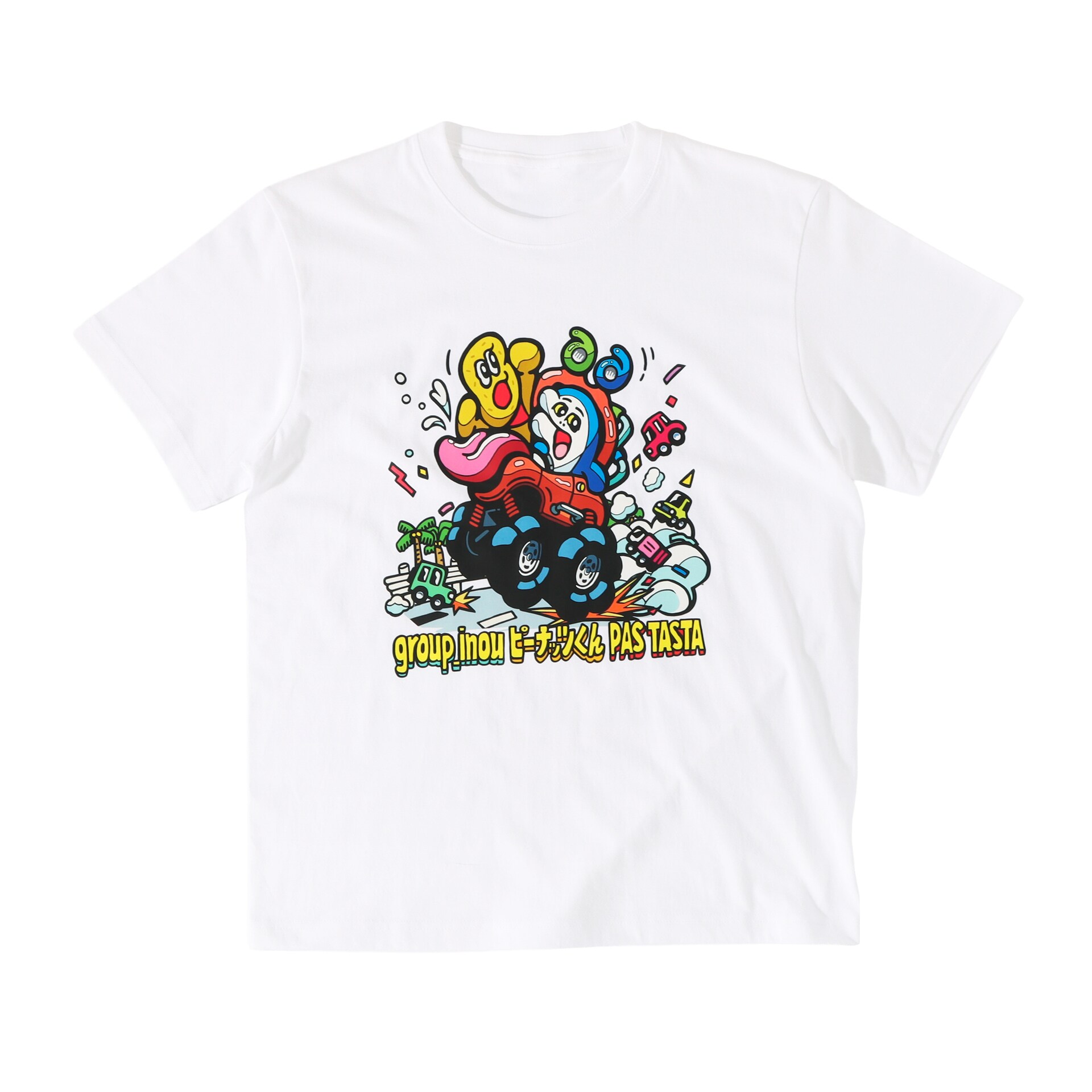 ライブナタリー “group_inou × ピーナッツくん × PAS TASTA”」Tシャツ
