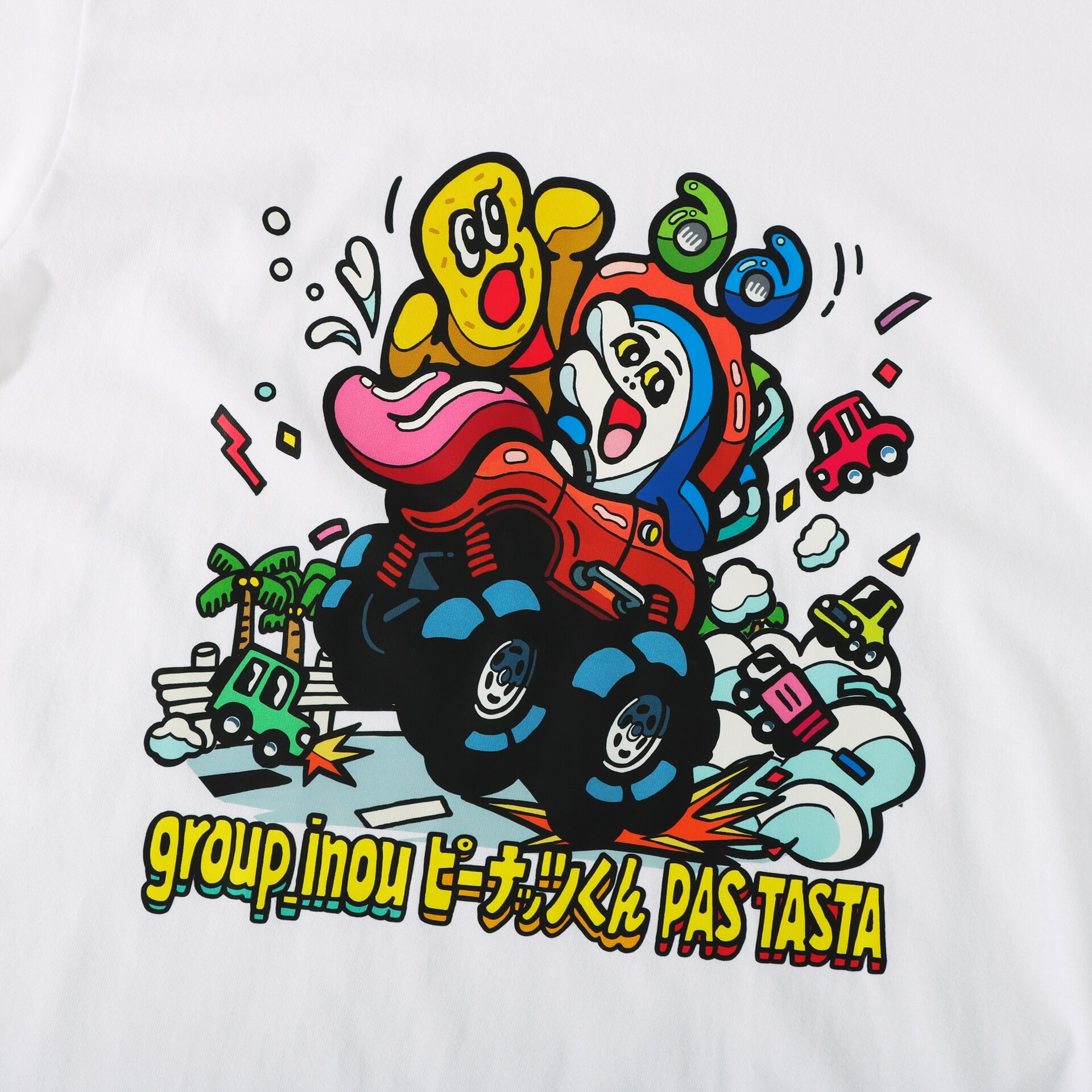 ライブナタリー “group_inou × ピーナッツくん × PAS TASTA”」Tシャツ