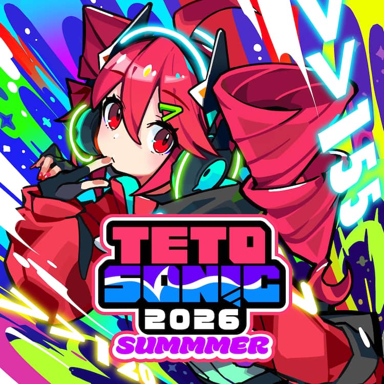 Kasane Teto - poster event TETOSONIC 2026 Summer