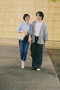 「ラストノート」アザービジュアル。左から内田有紀、寺西拓人（timelesz）。©フジテレビ