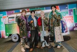 Aぇ! group。左から小島健、正門良規、末澤誠也、佐野晶哉。（Photo by Kosuke Ito）