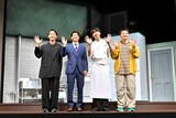 左から西田征史、駿河太郎、藤井流星、濱田龍臣。（撮影：阿部章仁）