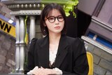 「全力！脱力タイムズ」より、鎮西寿々歌（FRUITS ZIPPER）。©︎フジテレビ