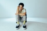 Vansサマーコレクション「Authentic - Denim Pack」を着用した錦戸亮。