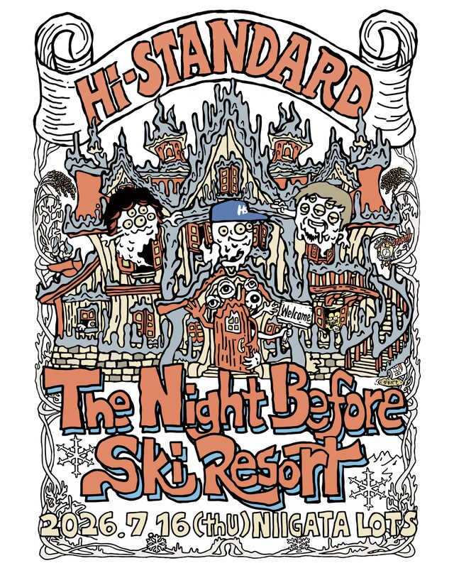 Hi-STANDARD「The Night Before Ski Resort」告知ビジュアル