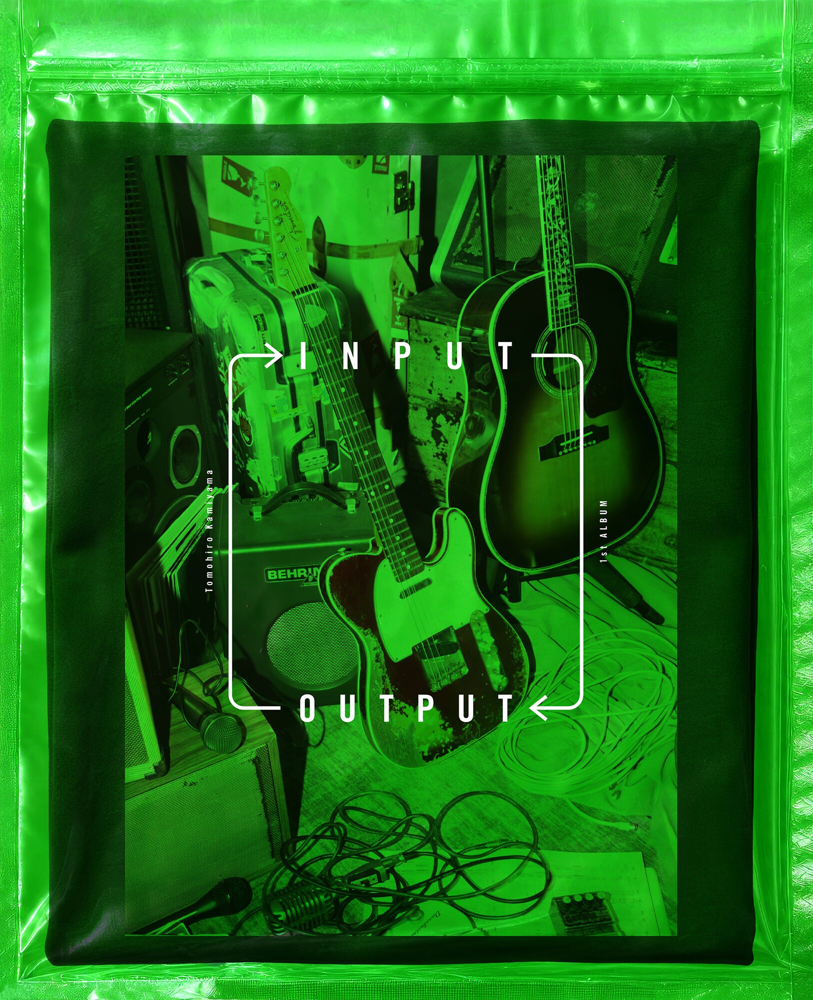 Tomohiro Kamiyama「INPUT⇄OUTPUT」通常盤ジャケット [画像ギャラリー