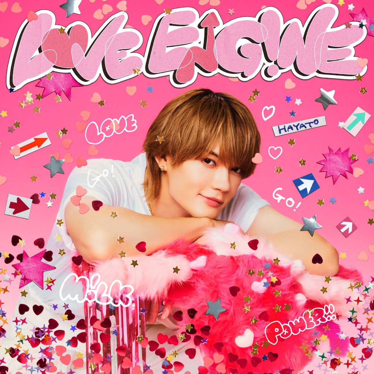 M!LK「LOVE ENG!NE」初回生産限定「佐野勇斗」盤ジャケット