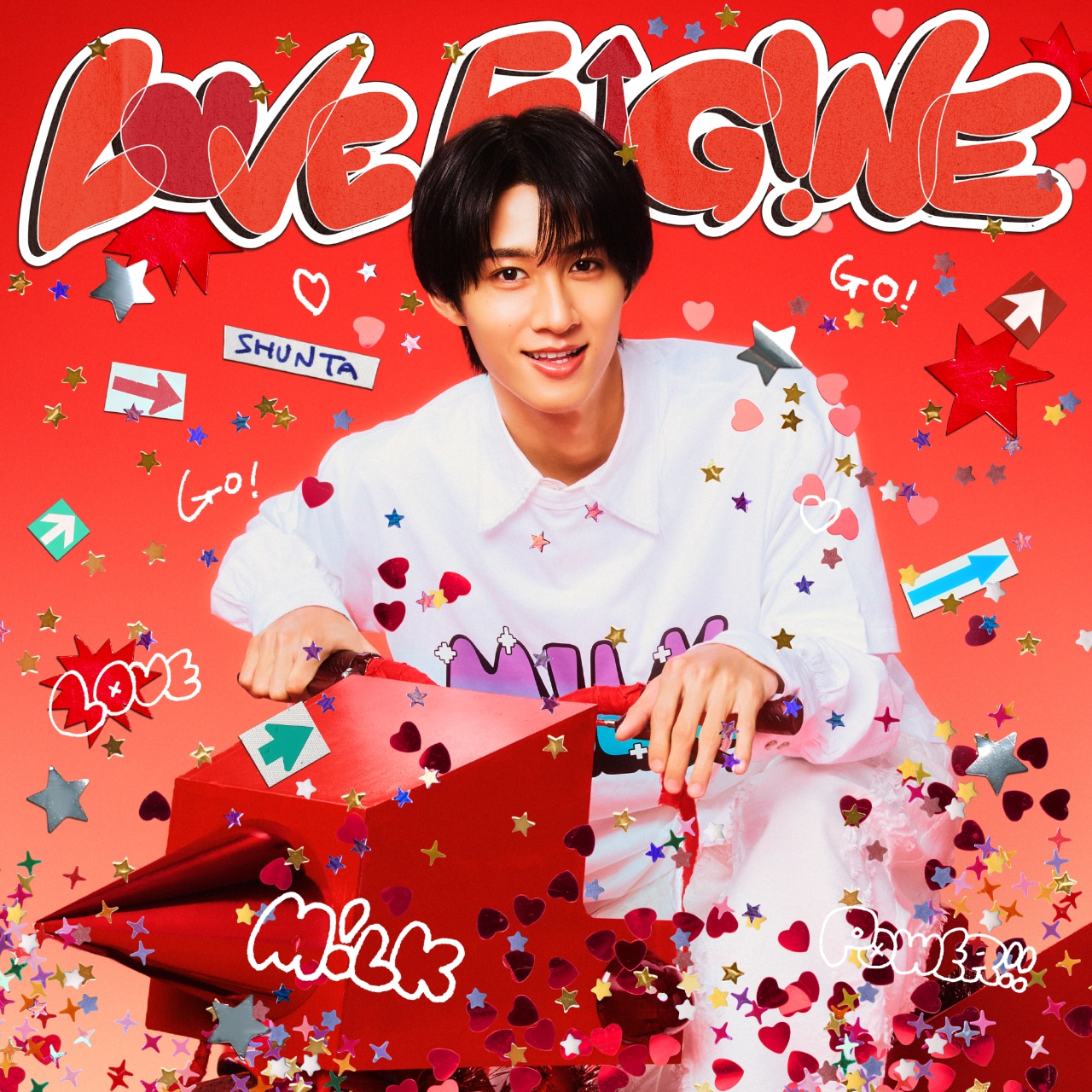 M!LK「LOVE ENG!NE」初回生産限定「曽野舜太」盤ジャケット