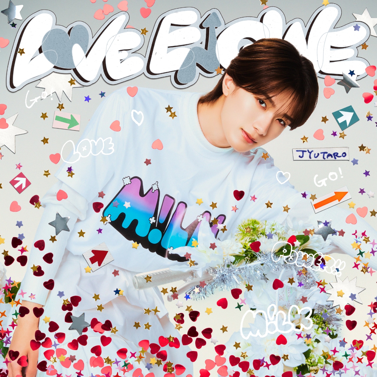 M!LK「LOVE ENG!NE」初回生産限定「山中柔太朗」盤ジャケット