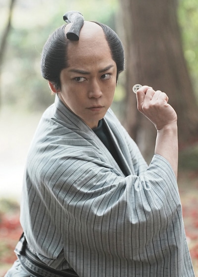 亀梨和也。スペシャル時代劇「銭形平次」で銭形平次を演じる。