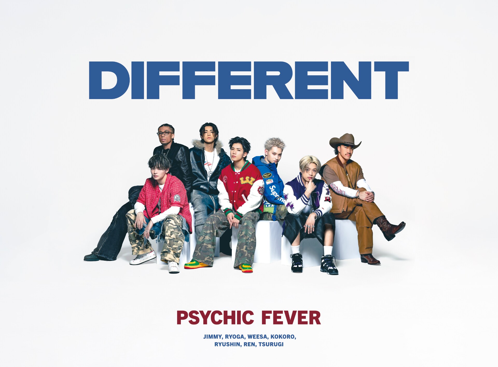 PSYCHIC FEVER「DIFFERENT」初回限定盤Aジャケット [画像・動画