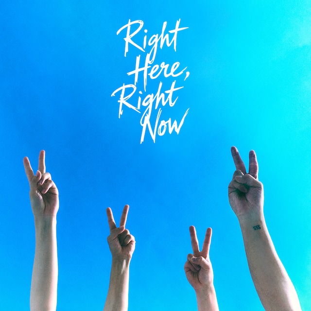 KANA-BOON「Right Here, Right Now」配信ジャケット