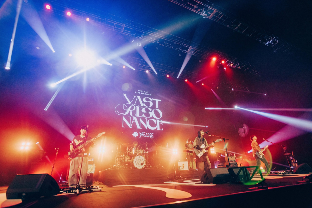 「NELKE ONE MAN LIVE TOUR 2026『VAST RESONANCE』」東京公演の様子。（Photo by Asako Tachibana, toya）