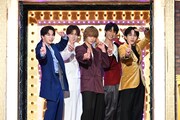 M!LKの「好きすぎて滅！」でおなじみの“滅ポーズ”で登場するM!LK。©日本テレビ