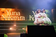 ダンスインターでコンビパフォーマンスを披露した仲村悠菜（左）と小久保柚乃（右）。