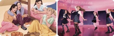 伝記絵本「BLACKPINK」より。