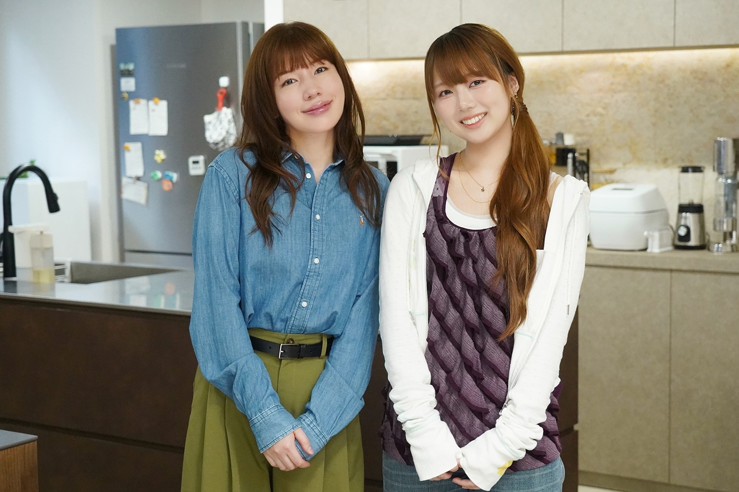 ふみの、ドラマ「Tokyo middle 30」の撮影現場で仲里依紗と初対面