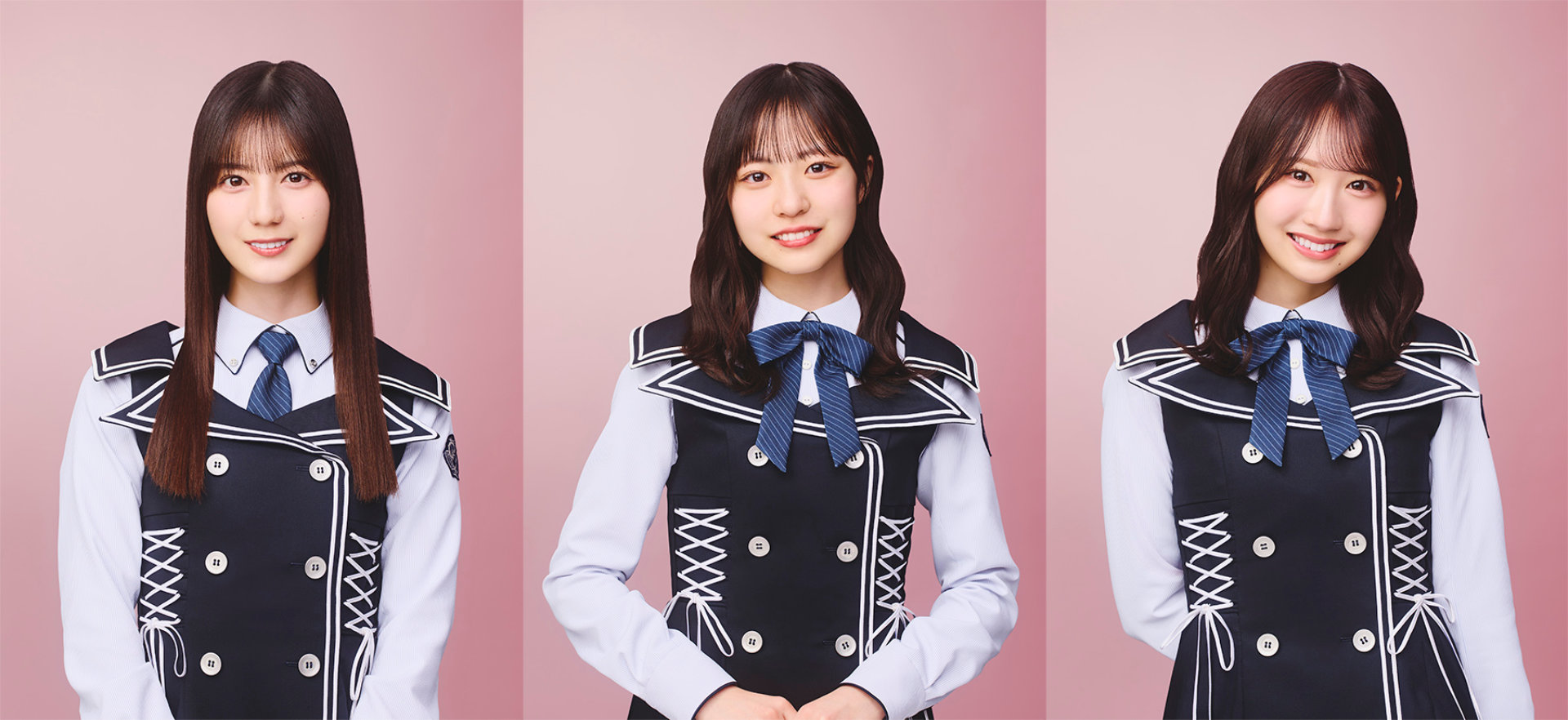 日向坂46の小坂菜緒、正源司陽子、藤嶌果歩。 [画像・動画ギャラリー 1
