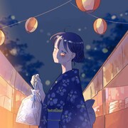 マルシィ「花火が瞬いて」配信ジャケット