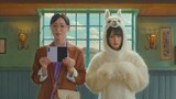 ソフトバンクCM「アルパカ族・山小屋にて」編より。左から、＝LOVEの野口衣織、佐々木舞香。