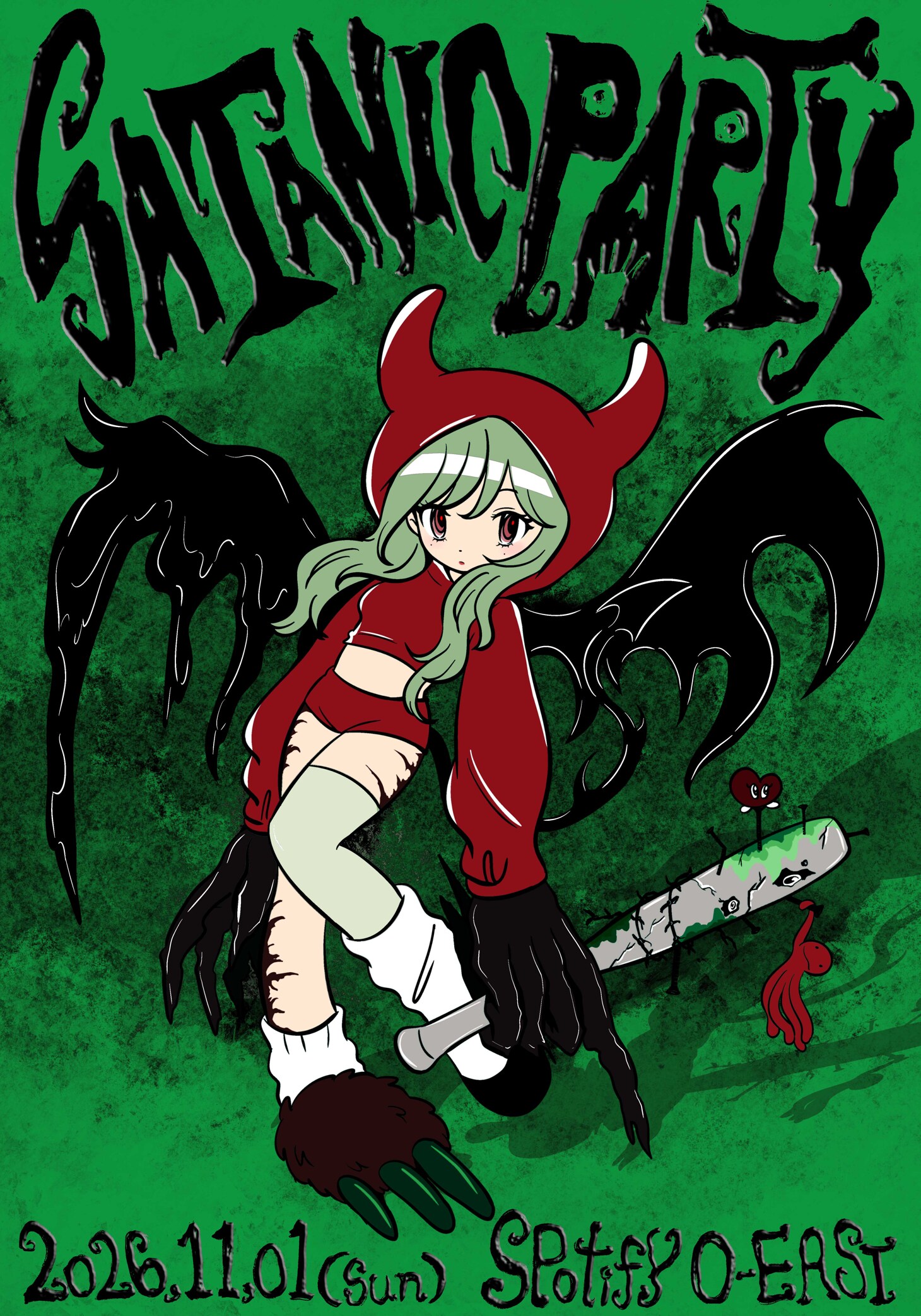 ライブハウス最前線バンド集結「SATANIC PARTY 2026」開催決定