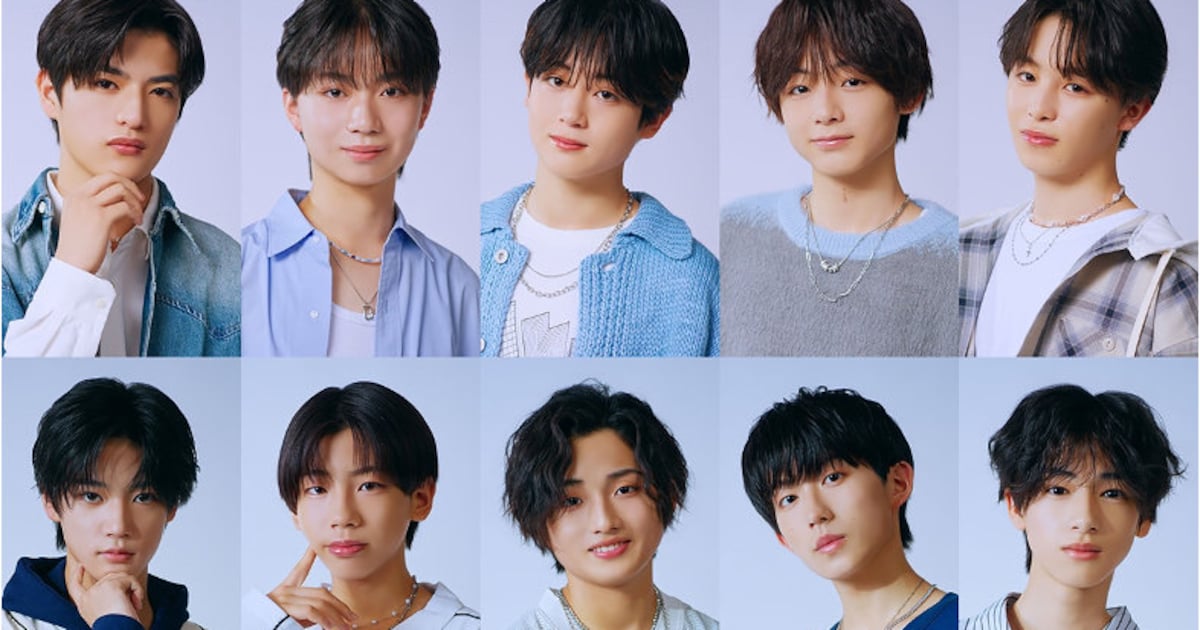 「EBiDAN THE AUDITION 2026」最終審査に臨む10名。左上から時計回りに宮本琉成、佐藤蓮音、守本勝倶、三戸琳仁、三村航輝