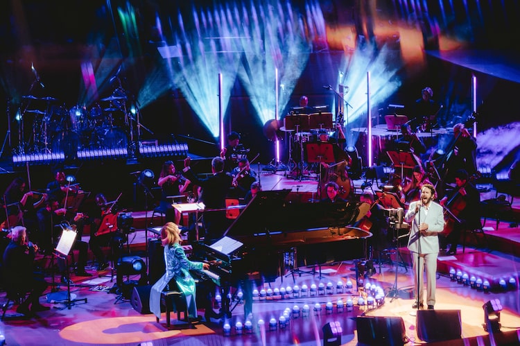 YOSHIKIとジョシュ・グローバン。