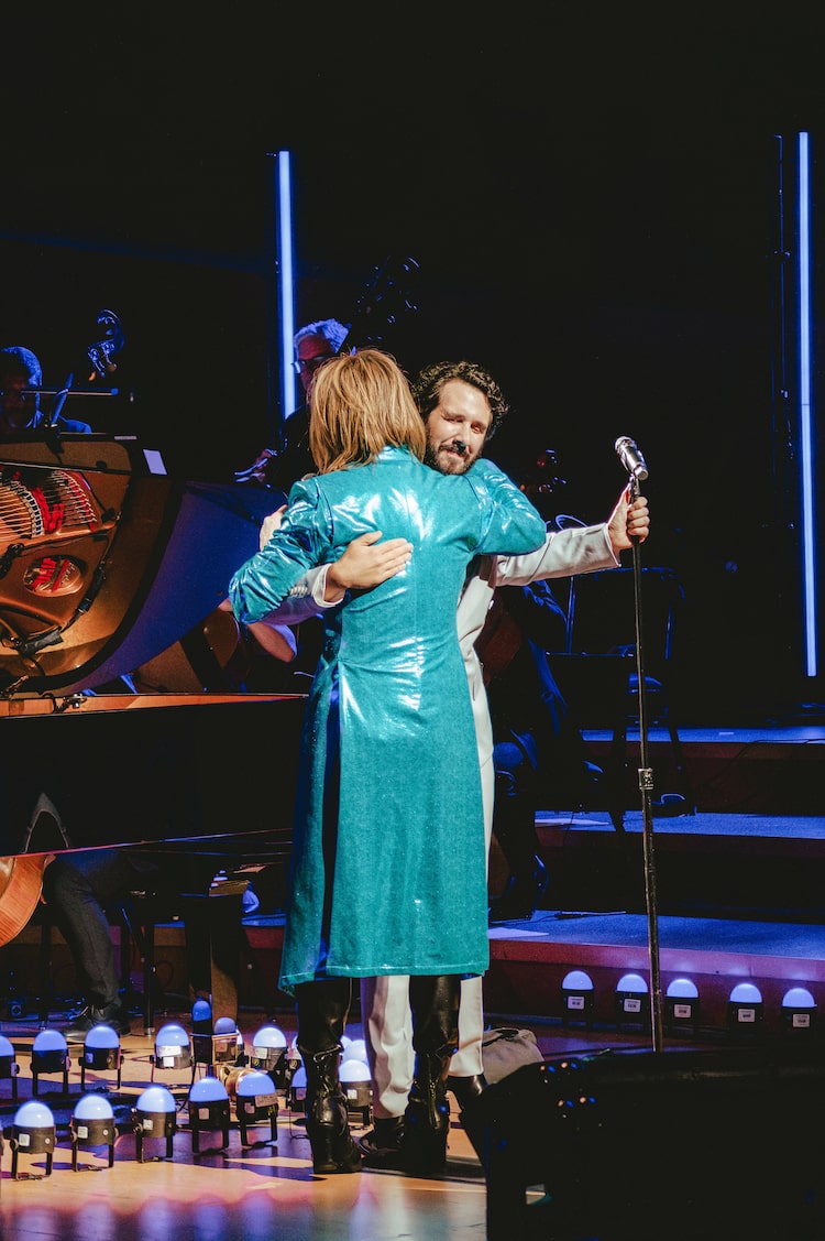 YOSHIKIとジョシュ・グローバン。