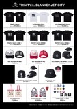 UNIVERSAL MUSIC STOREで販売されるBLANKEY JET CITYのグッズ。