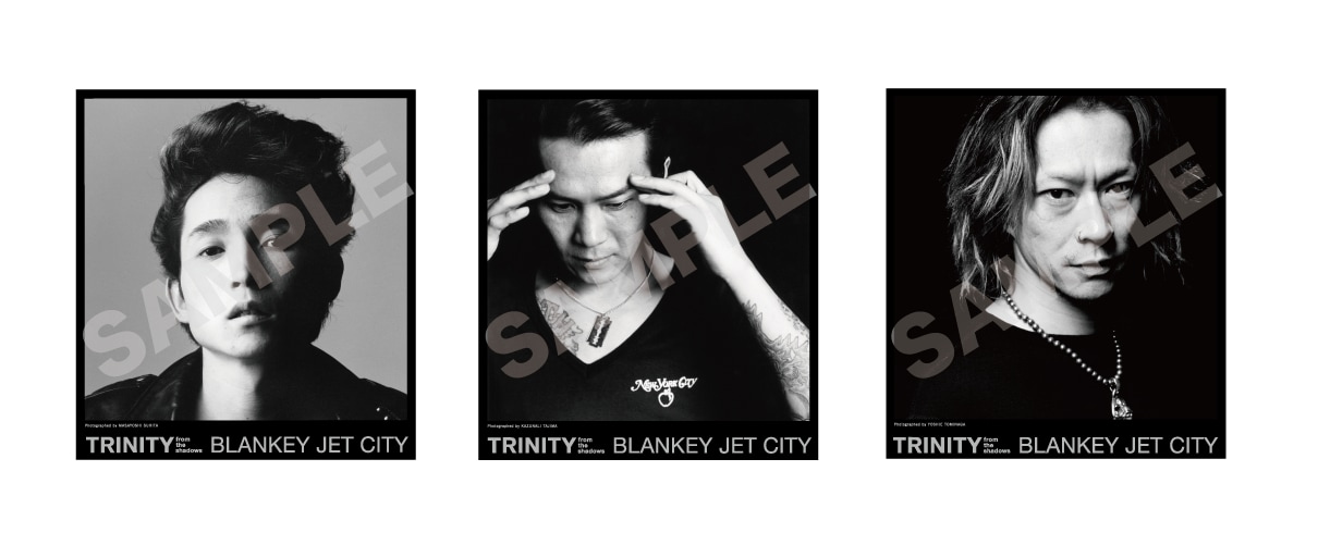 BLANKEY JET CITYグッズ購入特典のスマホステッカー。 [画像ギャラリー