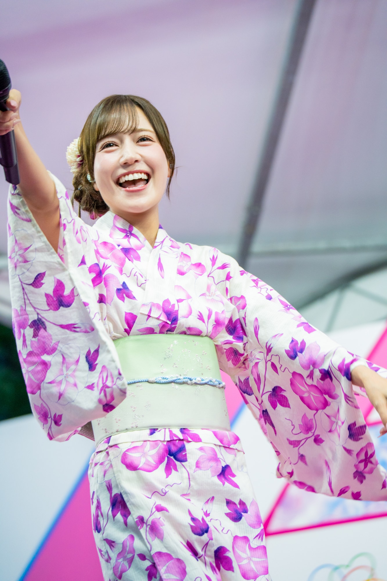 LOVE諸橋沙夏「TIF」2年連続ソロステージ、浴衣姿で伸びやかな歌声を