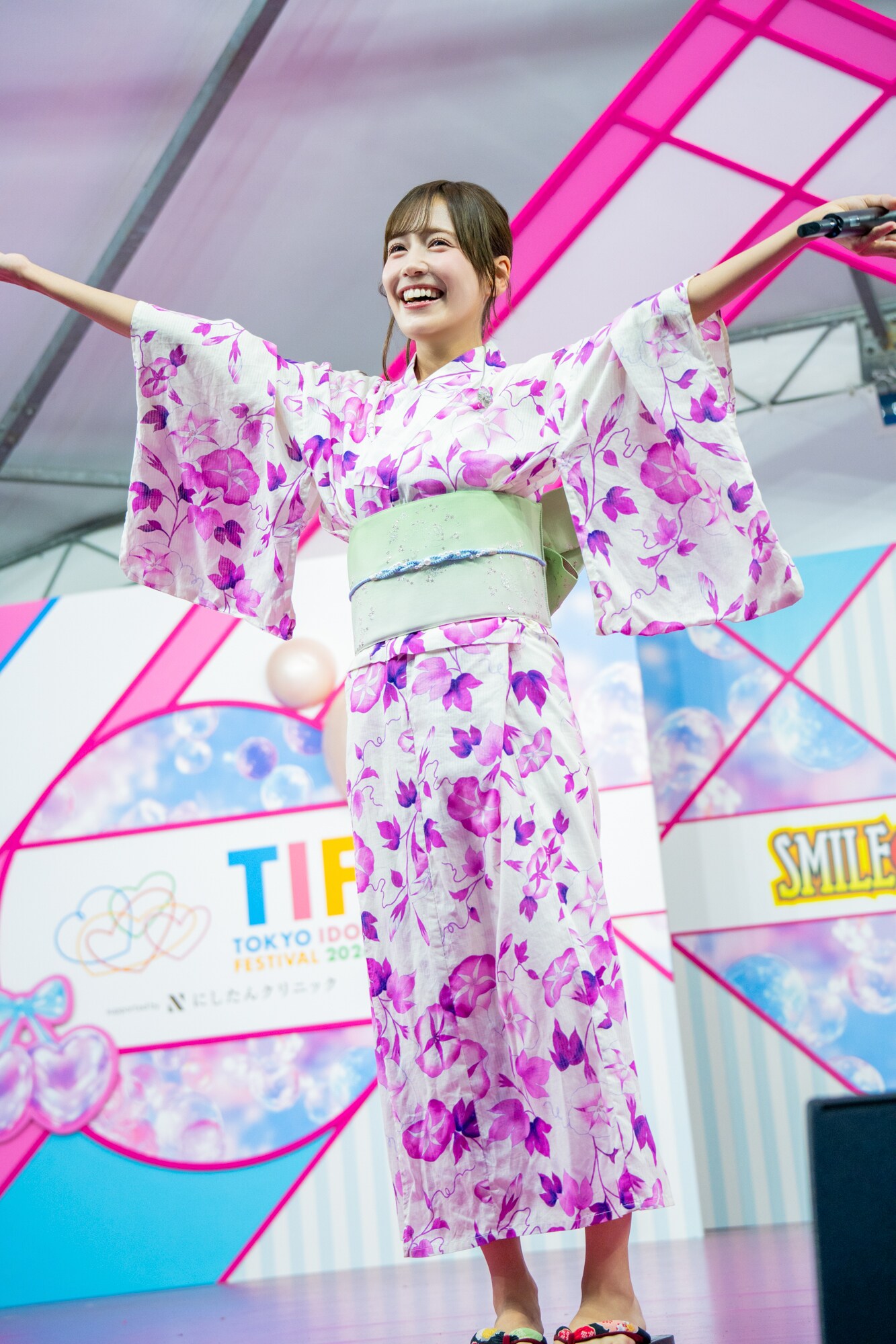 LOVE諸橋沙夏「TIF」2年連続ソロステージ、浴衣姿で伸びやかな歌声を