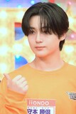 iiONDOの守本勝倶（もりもとかつぐ）。「DAN! DAN! EBiDAN!」収録後の囲み取材より。