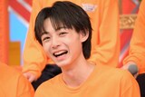 三戸琳仁（iiONDO）。「DAN! DAN! EBiDAN!」収録後の囲み取材より。