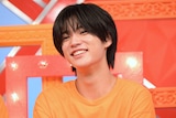 大野遥斗（iiONDO）。「DAN! DAN! EBiDAN!」収録後の囲み取材より。