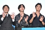 左からオラキオ、長野蒼大（VOKSY DAYS）、砂田将宏（BALLISTIK BOYZ）。