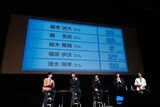 ファンミーティング「修学旅行で仲良くないグループに入りました～夏休み同窓会～」のゲームコーナーでぶっちぎりの最下位となる桜木雅哉（原因は自分にある。 / 左から2番目）。