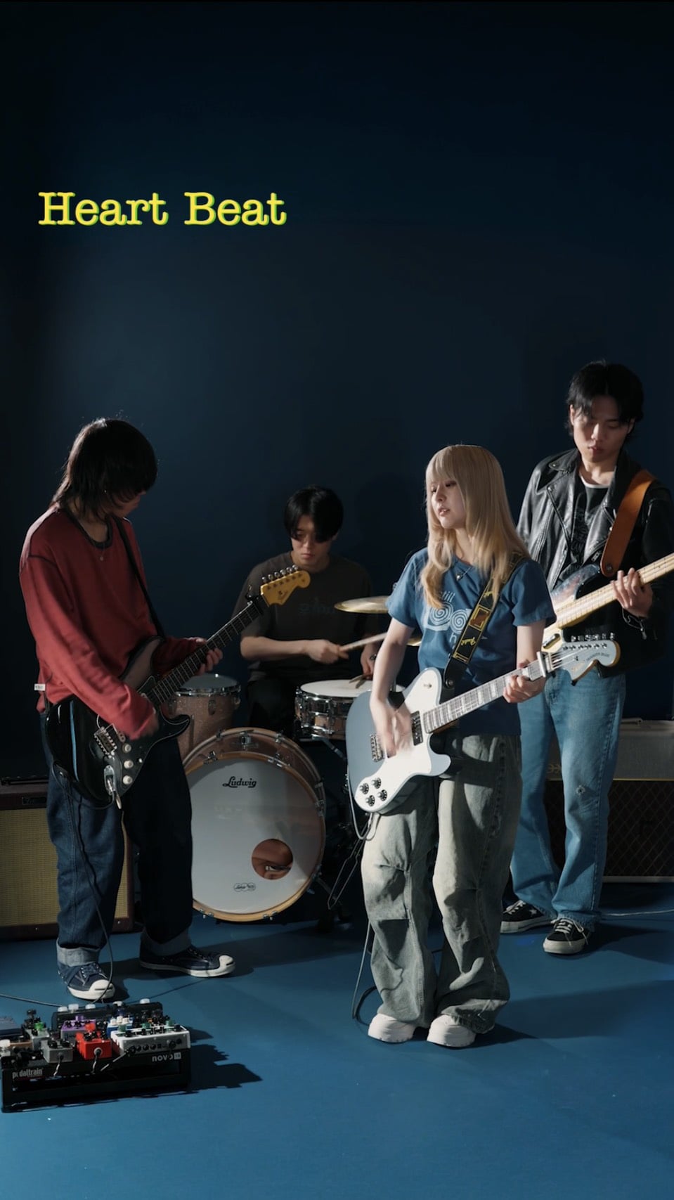 omeme tenten最新曲「Heart Beat」MV公開、縦型動画でバンドのカッコよさをフィーチャー