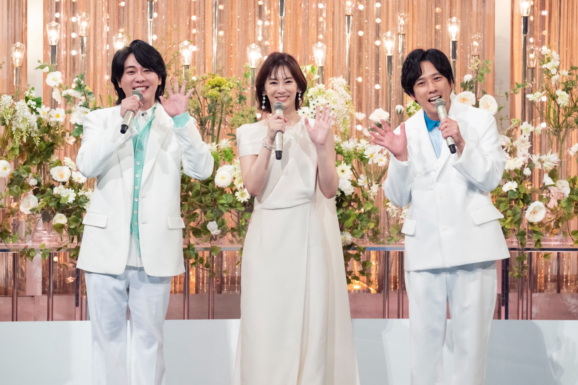 NHK音楽特番「うたであえたら」司会陣が会見、二宮和也はミセス大森元貴＆北川景子との司会を「楽だな」と振り返る