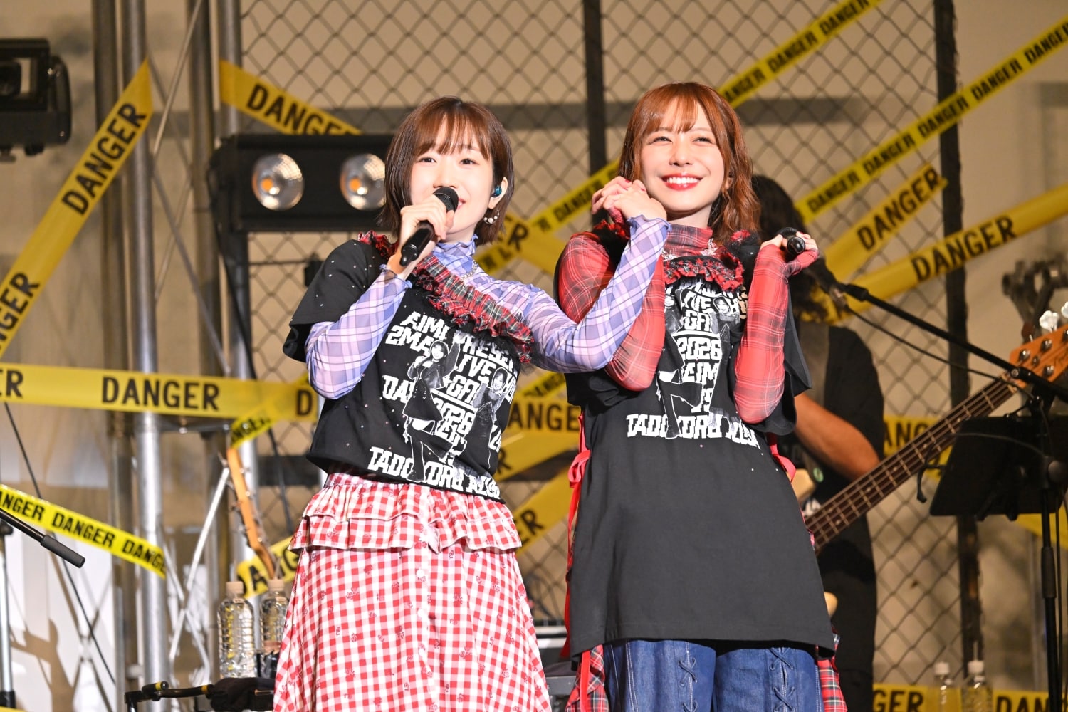 愛美と田所あずさが繰り広げた“ほのぼの金網デスマッチ”、熱い掛け合い＆朗らかトークのツーマン企画