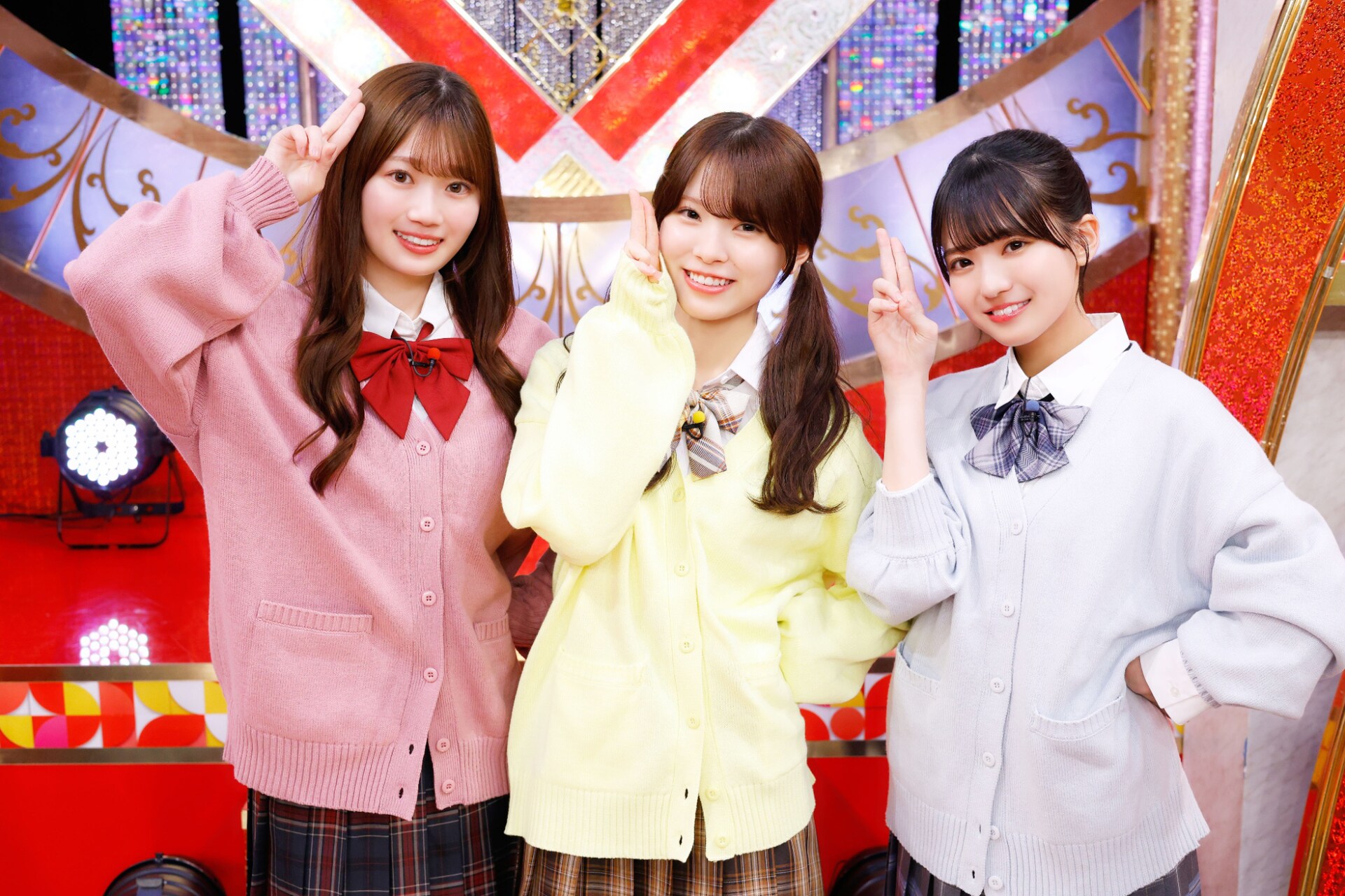 左から愛宕心響、森平麗心、瀬戸口心月。©「乃木坂スター誕生！SIX