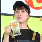 モノノフさんに早く伝えたい！佐々木彩夏が串カツ田中PR大使に就任、「のびのび活動」できる感謝伝えハイボールで乾杯