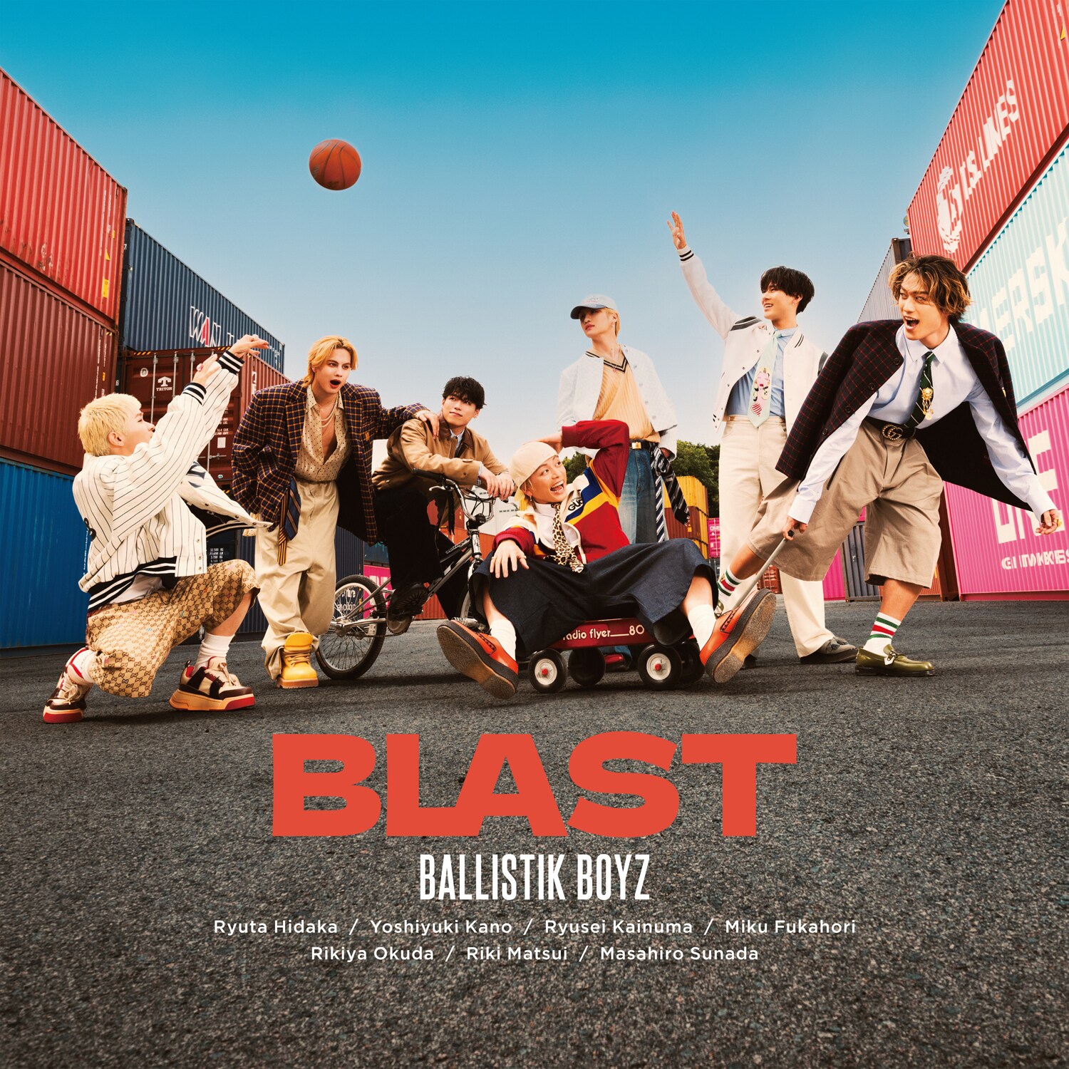 BALLISTIK BOYZ「BLAST」初回限定盤ジャケット [画像・動画ギャラリー