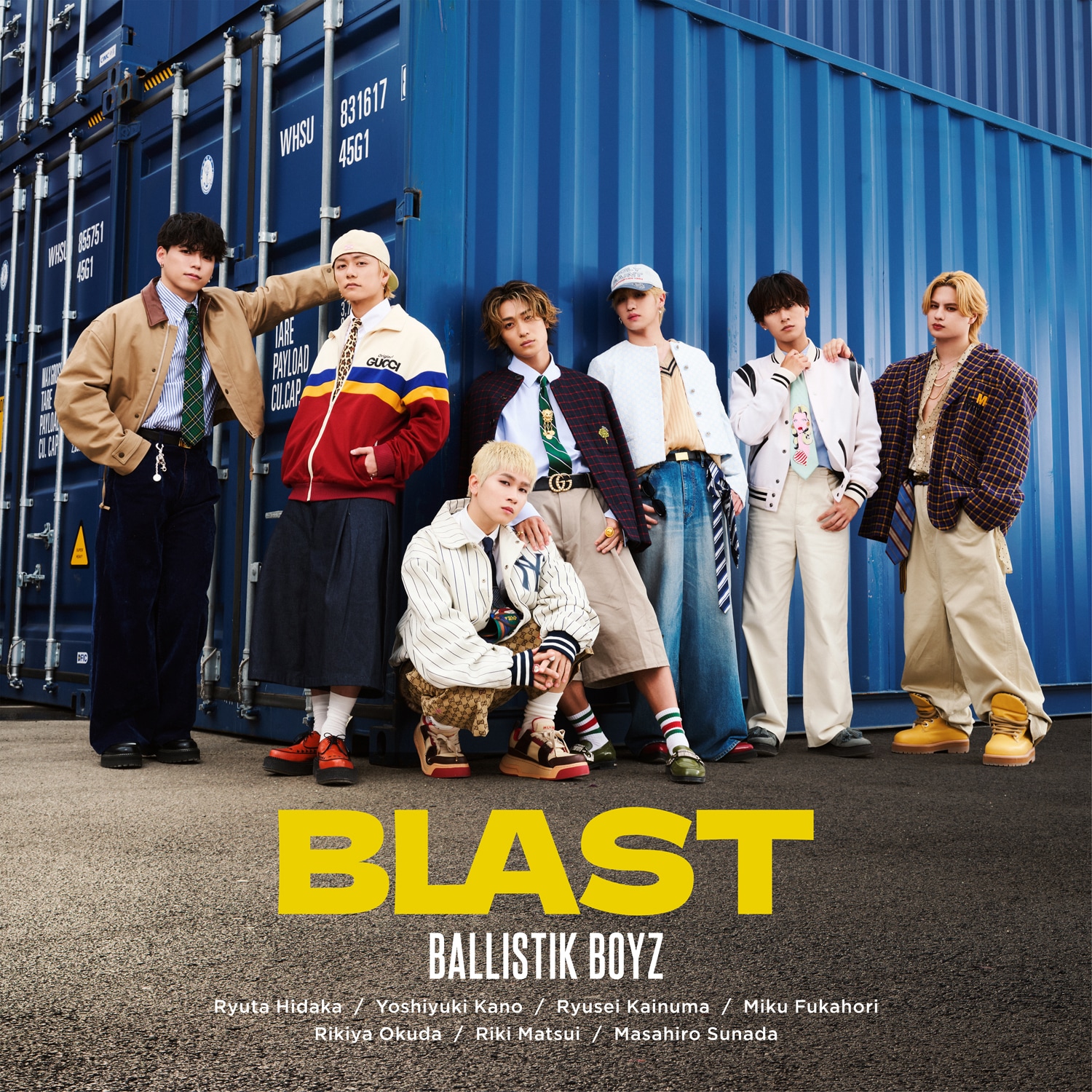 BALLISTIK BOYZ「BLAST」LDHオフィシャルSHOP限定盤ジャケット [画像