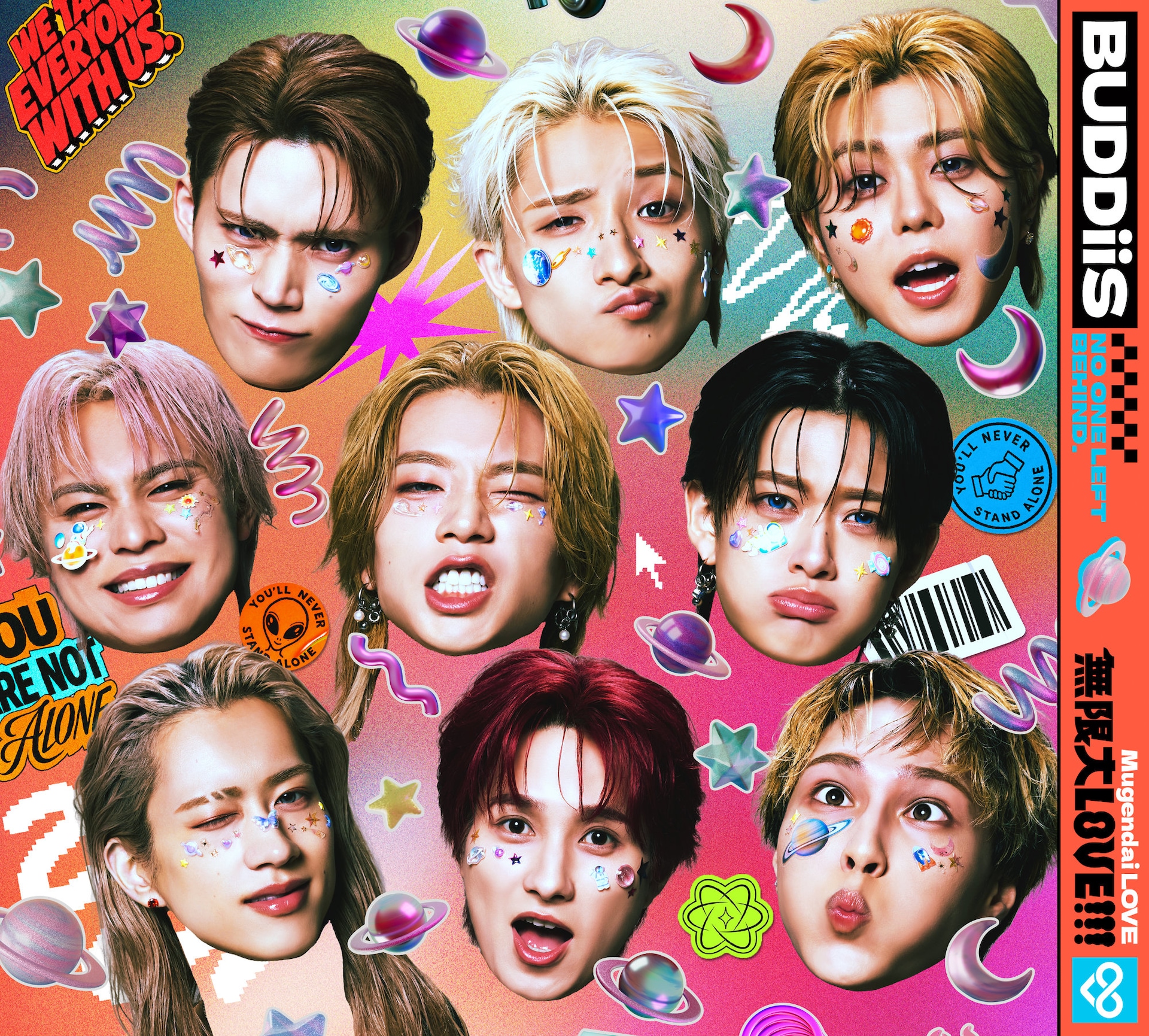 BUDDiiS写真237枚 BUDDiiS「無限大LOVE!!!」初回限定盤ジャケット [画像ギャラリー 3/5