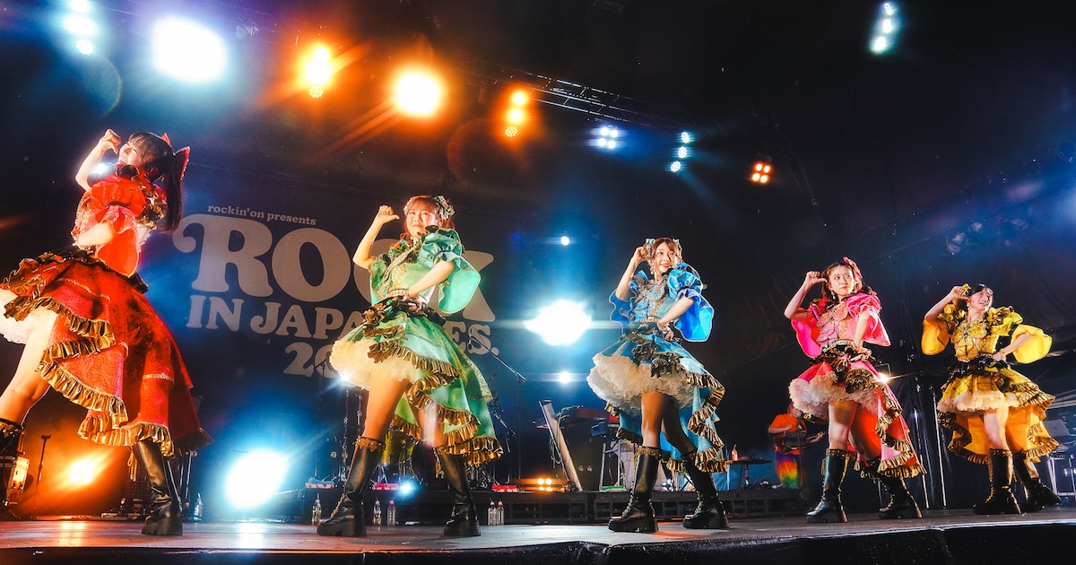 超ときめき♡宣伝部、最初で最後の「ロッキン」雨の中バンドセットで見せた“アイドルの本気”（ライブレポート / 写真10枚） - 音楽ナタリー
