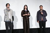 左から岡山天音、山﨑天（櫻坂46）、松井ケムリ（令和ロマン）。