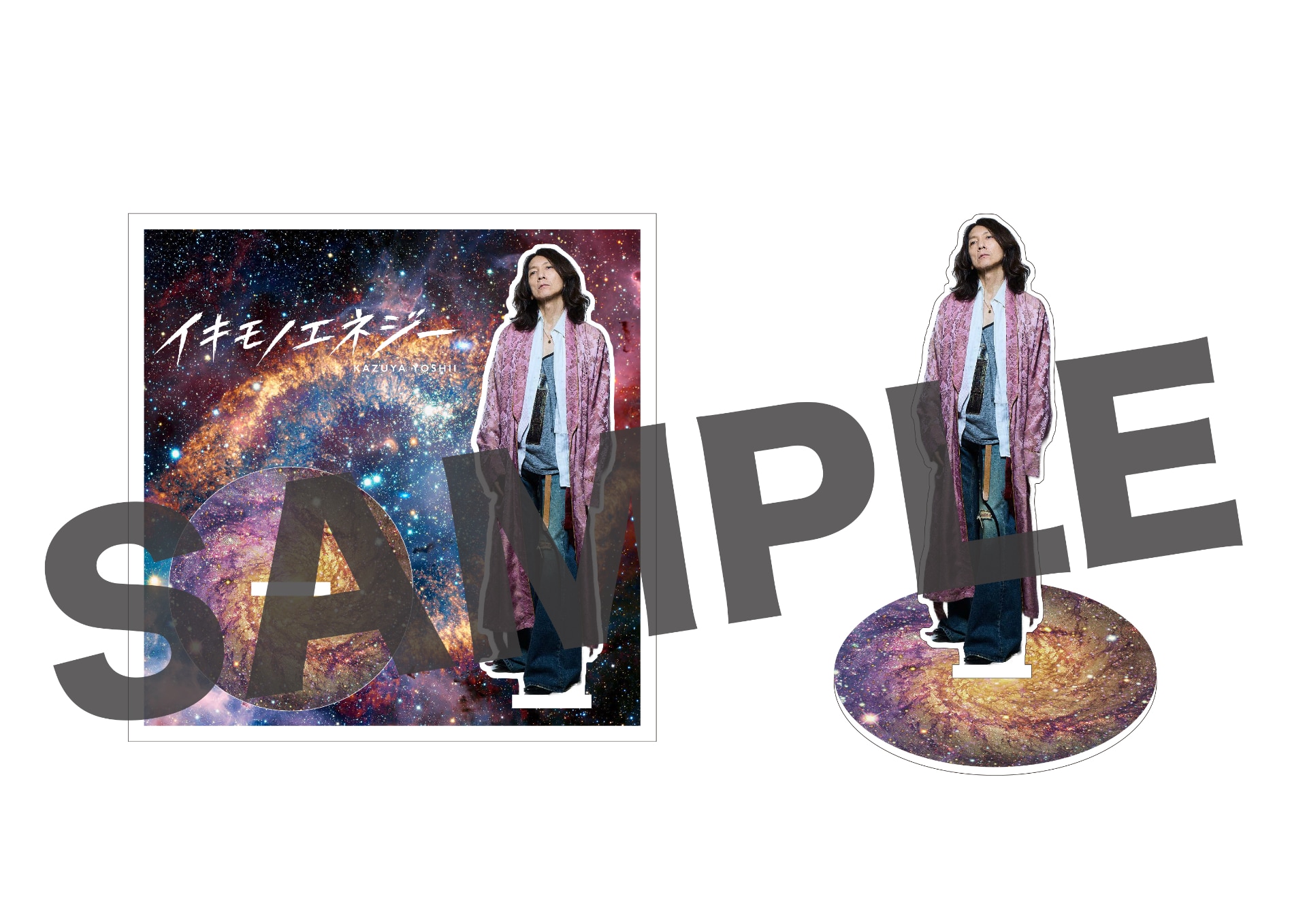 吉井和哉 アクリルスタンド KAZUYA YOSHII 吉井和哉「イキモノエネジー」初回限定盤付属アクリルスタンド [画像